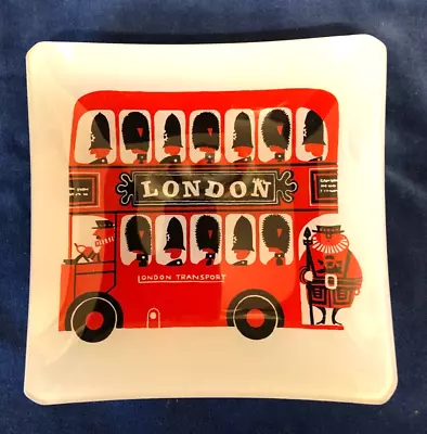 Buy Kenneth Townsend CHANCE GLASS Sights Of London Dishes LONDON BUS ~LONDON SCENES • 13.49£