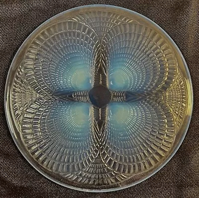 Buy Renee Lalique Opalescent Coquilles Art Deco 6.5  Plate, Signed • 288.22£