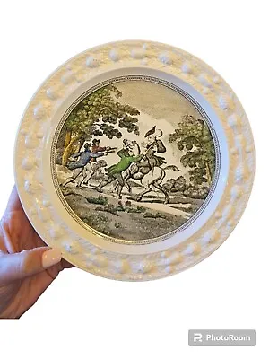 Buy Set Of 6 Vintage Adams China English Ironstone Micratex Plate Doctor Syntax-nice • 63.54£