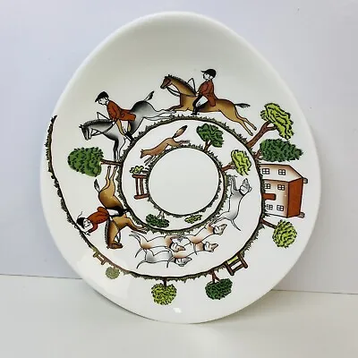 Buy Crown Staffordshire Hunting Scene 6.5  Teadrop Shaped Plate / Dip Dish • 10£