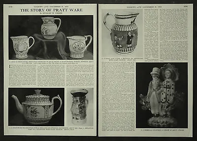 Buy Story Of Pratt Ware ( History Of ) 1954 2 Page Photo Article • 15£