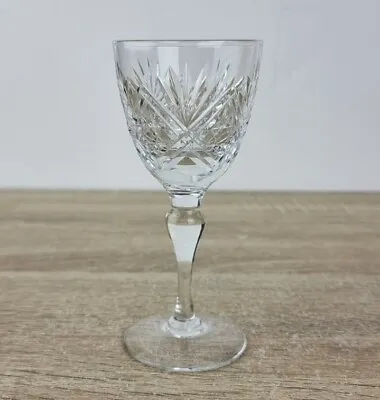 Buy Thomas Webb Crystal Glass Wine Glass St Andrews Pattern Vintage. • 15£