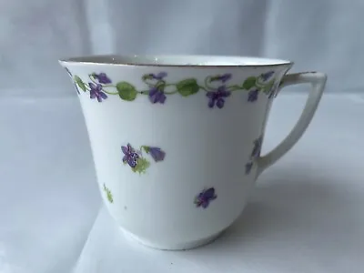 Buy 4x  Adderleys  Parma  China Cups - Pretty Violet Pattern C.1908 • 20£