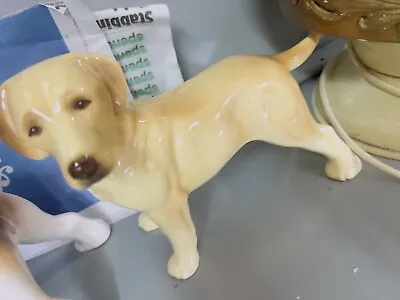 Buy Melba Ware Ornament Golden Labrador Dog Seated Figurine • 19.99£