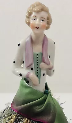 Buy Art Deco Half Doll Figurine • 37.93£