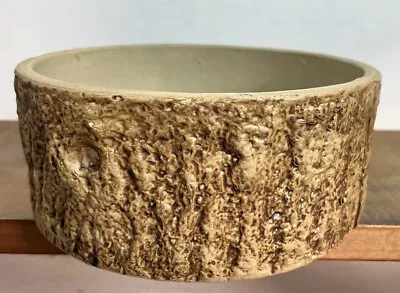 Buy Vintage Circular Hilstonia Bark Tree Effect Planter Ceramic Pottery Stoneware • 17.59£