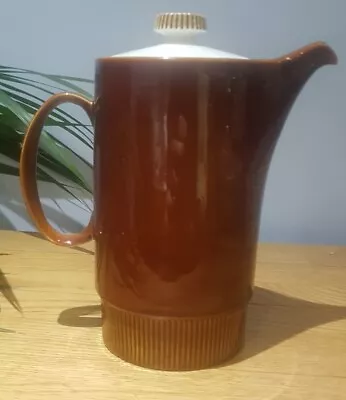 Buy Vintage 1970s Poole Pottery Coffee / Tea Pot  Chestnut   • 6.50£