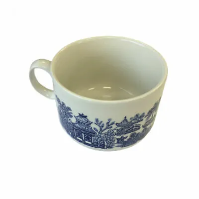Buy Churchill Blue Willow Home Dining Drinkware Jumbo Cup 10cm - Blue/White • 5.57£