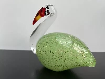 Buy Large Scandinavian Hand Blown Art Glass Bird • 14.99£