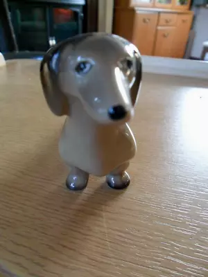 Buy Vintage W.R. Midwinter Burslem England Dachshund Dog Porcelain 11.5cm Long • 7£