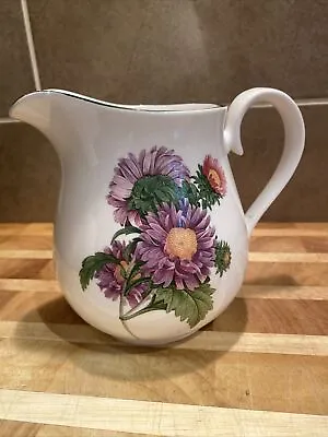 Buy Vintage Staffordshire Pottery Fine Bine China “MAYFAIR” Floral Jug - Flowers • 6.74£