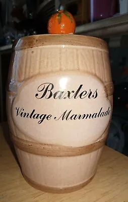 Buy Lidded Baxter Marmalade Barrel Pot Vintage Govancroft Glasgow Shabby Chic • 5£