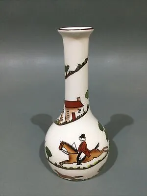 Buy Crown Staffordshire “ Hunting Scene “ Bone China Bud Vase • 9.95£