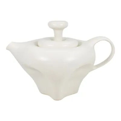 Buy Peter Saenger Contemporary Studio Art Deco Pottery White Porcelain Teapot • 137.03£