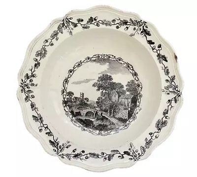 Buy Wedgwood Creamware - Staffordshire Fine Village Scene Plate 18th Century C1780 • 9.99£