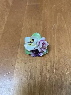 Buy VINTAGE ROYAL ADDERLEY Floral Bouquet Brooch/Pin ~ Made In England 1 “ EUC • 9.46£