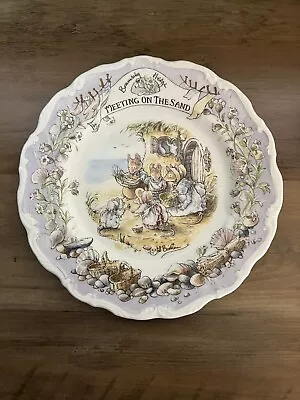 Buy Brambly Hedge (8 Inch) Plate - Meeting On The Sand • 39.99£