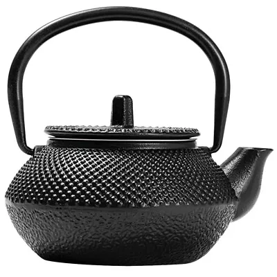 Buy Chinese Style Cast Iron Teapot - Ideal For Office Use And Loose Leaf Tea Brewing • 12.18£