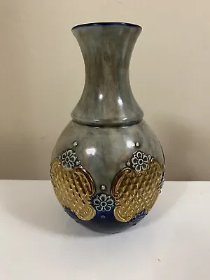 Buy Art Nouveau Studio Pottery Vase Hand Painted Ceramic • 29.95£