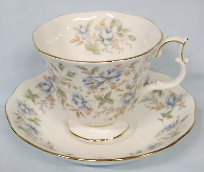Buy Royal Albert Rose Chintz Series Cup And Saucer Blue Gown • 15.19£