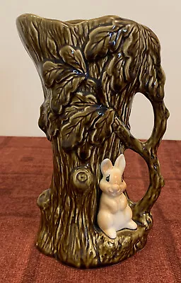 Buy Vintage Sylvac Oak Tree With Rabbit Vase 4242 • 8£