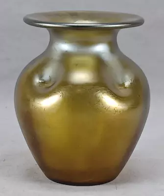 Buy Loetz Bronze Glatt Bohemian Iridescent Art Nouveau Glass Vase Circa 1890s • 236.12£