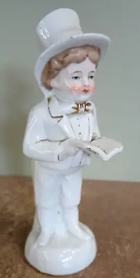 Buy Antique Victorian Staffordshire Figure Of A Young Boy In Top Hat, Artful Dodger  • 7.95£