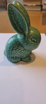 Buy Vintage Sylvac Green Snub Nose Rabbit. 5.5  High.Excellent Condition • 15£