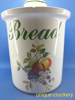 Buy Johnson Brothers FRESH FRUITS Pattern Large Ceramic Bread Jar/ Crock Bin ~Rare~ • 15£