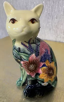Buy Old Tupton Ware Cat Porcelain Tube Lined Sunflowers  Perfect • 19.99£
