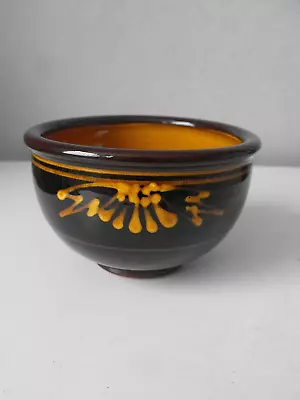 Buy Early Richard Godfrey Studio Pottery Devon Hand Thrown Earthenware Slipware Bowl • 25£