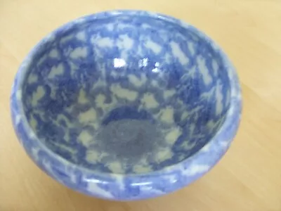 Buy South Lissens Studio Art Pottery Blue & White Bowl - Handmade In Scotland • 7£