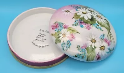 Buy 6.5  Joy Grant Fine China Porcelain Dish Container Hand Painted Floral Flower • 61.67£