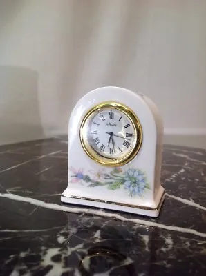 Buy Vtg Porcelain Mini Clock By Aynsley Made In England. New BatteryAF1 • 22.63£