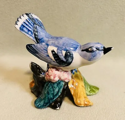 Buy Vintage Stangl Pottery Blue Cerulean Warbler #3456 Bird Figurine Perfect Cond. • 13.25£
