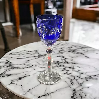 Buy Glassware Bayel Vineyard Grape Cobalt Blue Wine Hock Hocks 5 Inch • 12.26£