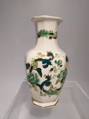 Buy Vintage Mason's Ironstone Green Chartreuse Vase 21cm • 16.99£