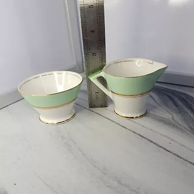 Buy Art Deco PALISSY Small Jug Milk / Creamer & Sugar Bowl For Use Or Prop • 8£