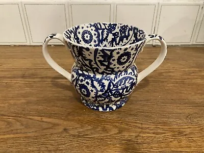 Buy Emma Bridgewater  Rare Two Handled Vase. Blue Wallpaper Design • 125£