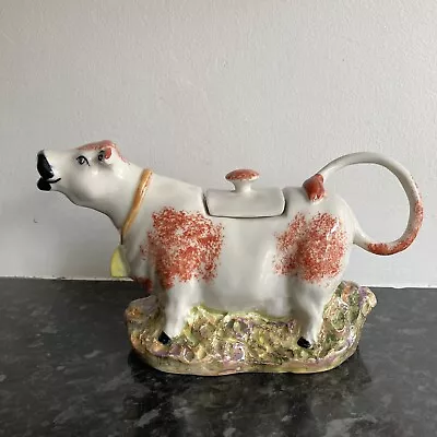 Buy Moorland Pottery Cow Teapot Vintage  • 48£
