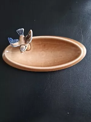 Buy Wade Porcelain Vintage Flying Bird/ Bluebird Trinket Dish/ Birdbath • 3.99£