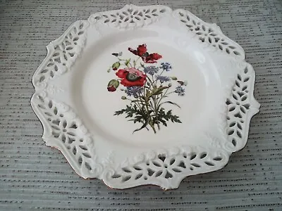 Buy Vintage Royal Creamware Poppies, The Floral Gift Collection, Decorative Plate • 7£