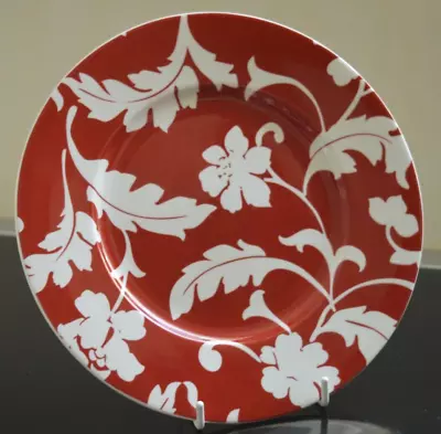 Buy MARKS AND SPENCER (M&S) RED DAMASK Accent Salad Plate (8.5 Inch) Fine China • 21£