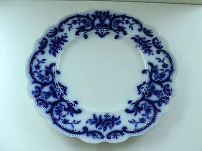 Buy BEAUTIFUL SET Of (4) ANTIQUE GRINDLEY  PORTMAN  ENGLISH FLOW BLUE 9  PLATES • 473.61£