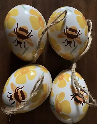 Buy Emma Bridgewater Two-Part Hanging Tin Egg | Fillable Easter Eggs Set Of 4 Easter • 11.99£
