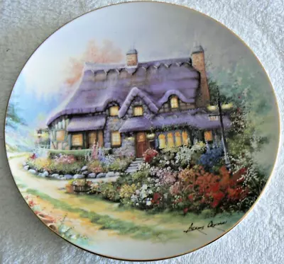 Buy ROYAL DOULTON  THE COTTAGE ON LILAC BEND   DISPLAY PLATE No'd LIMITED EDITION • 11.98£
