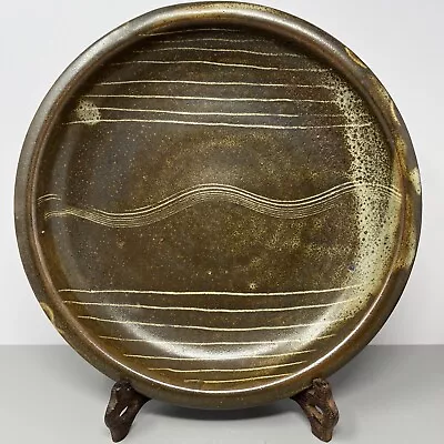Buy Bernard Leach For Leach Pottery Signed, Decorated Plate Wave Pattern 28cm #721 • 825£