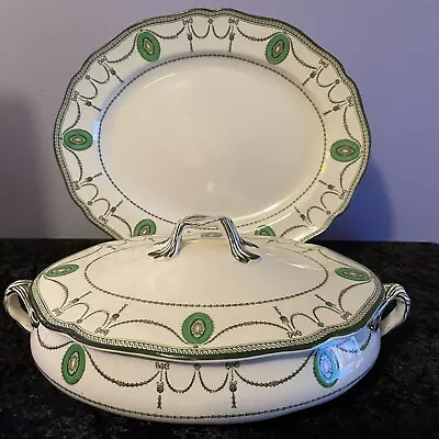 Buy Royal Doulton Countess 12x 8 Ins Tureen & 13x10.5 Ins Oval Meat Platter • 24.99£