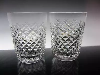 Buy Pair Of Waterford Crystal  ALANA  3 1/2  Whisky Tumbler Glasses (signed) • 49.99£