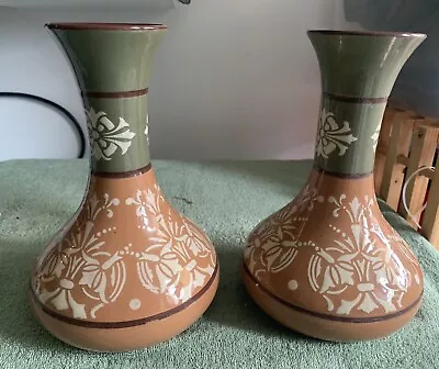 Buy Antique Extremely Rare Pair Of  “Langley Lovique” C1900 Vases, Superb Condition • 59.99£